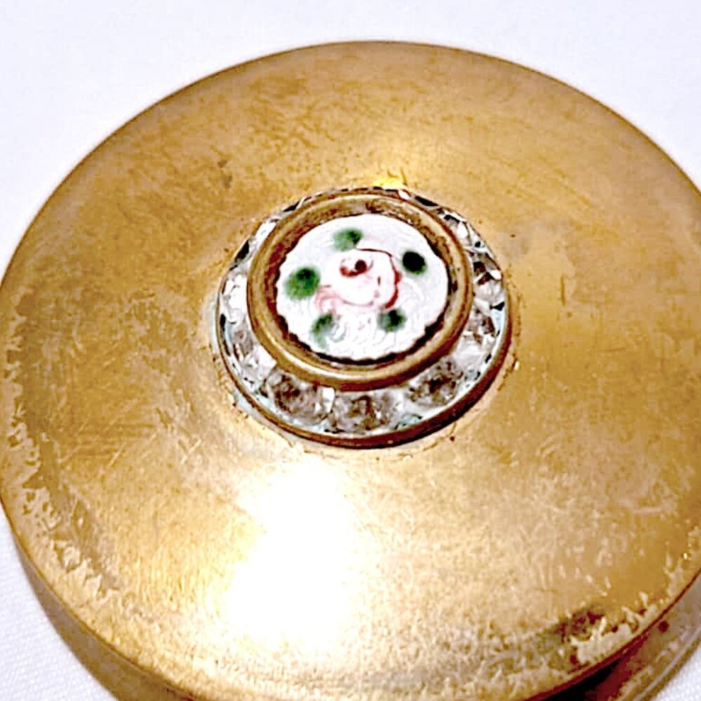 VINTAGE MINI BRASS POCKET ASHTRAY 3" Total in length - Picture 8 of 8